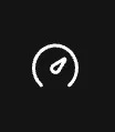 icon of an odometer signifies “Performance Stats”
